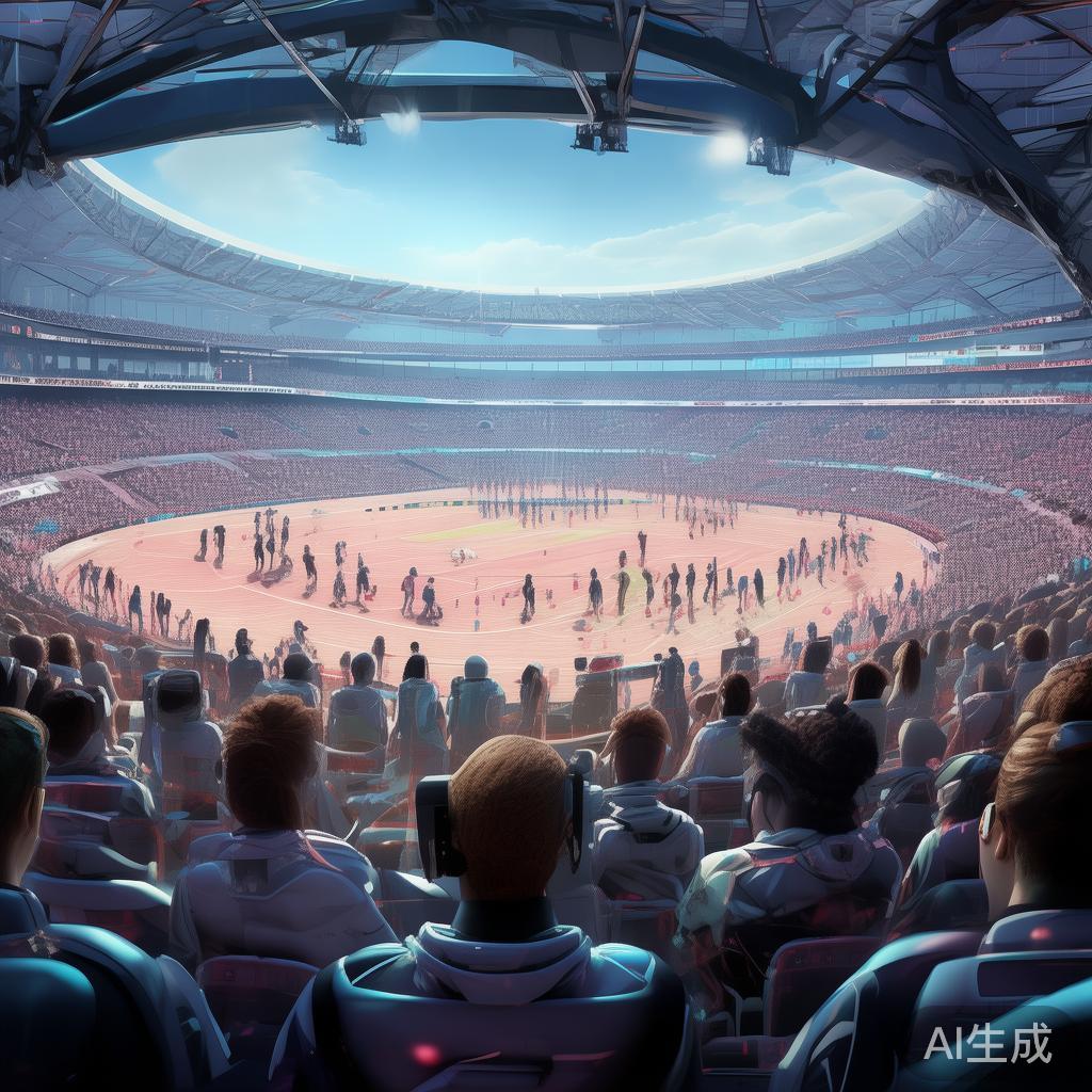 在传统体育中，观众和参与者受限于场地、设备和空间。